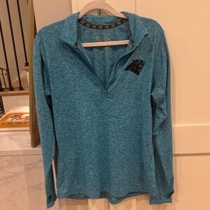 Carolina Panthers  women’s half zip pullover.